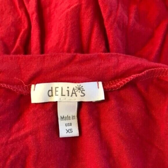 Delia’s Dress Coral Crew Sleeveless Lower Back Cutout XS - Picture 4 of 4